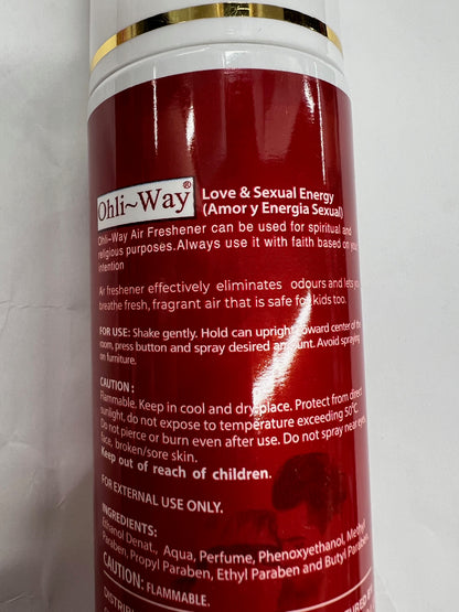 LOVE & SEXUAL ENERGY Air Freshener Spiritual Spray